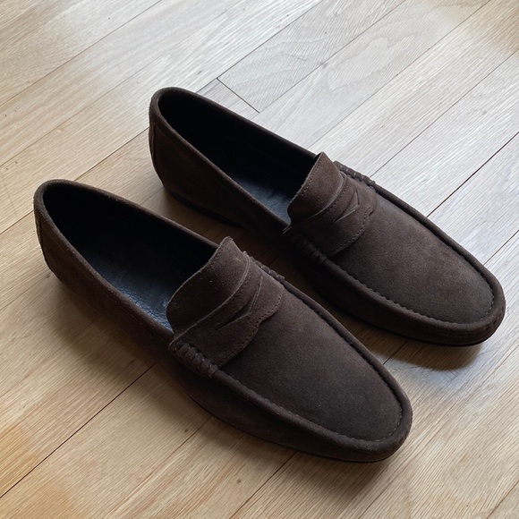 Bruno Magli Other - Bruno Magli Partie Penny Loafer in Brown Suede